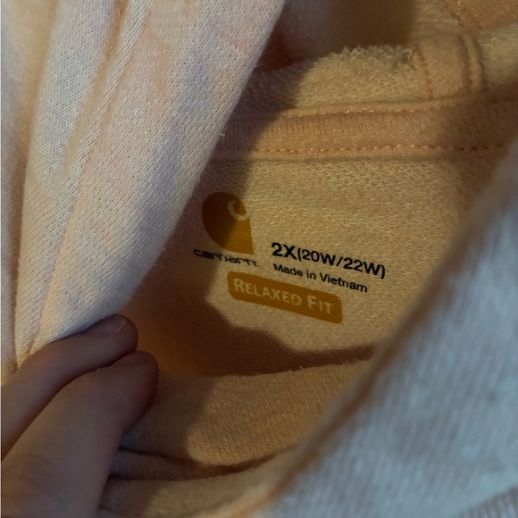 Carhartt Hoodie Light Pink 2X - Picture 5 of 7